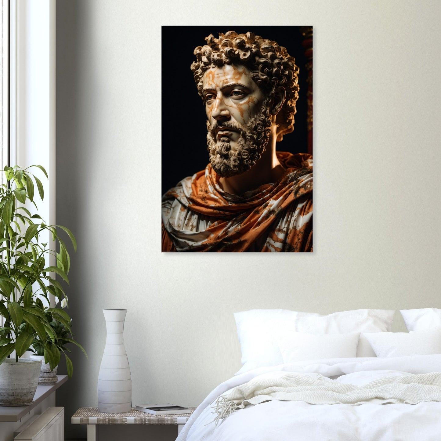 Marcus Aurelius Marble Sculpture