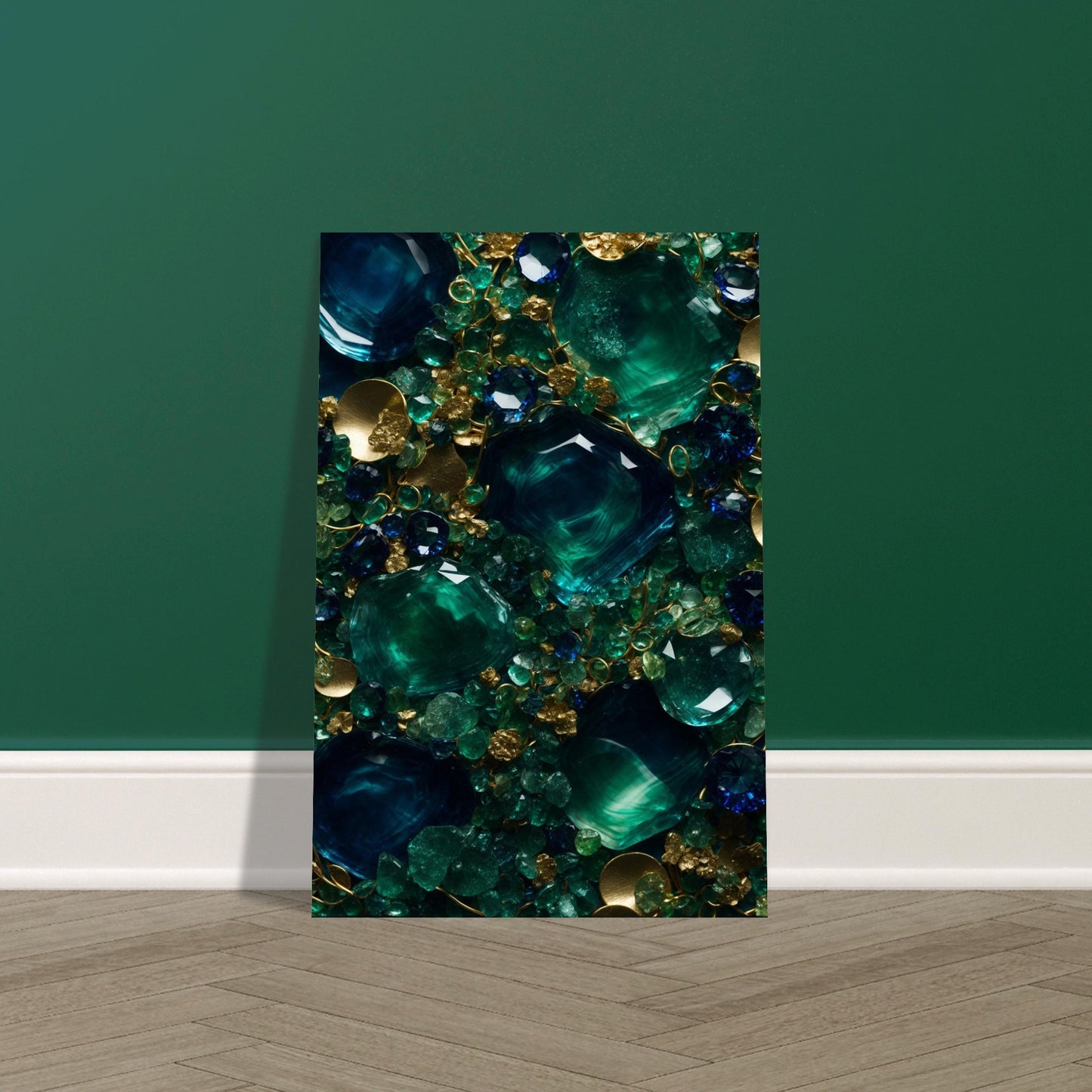 Captivating Artwork Inspired by Gemstone Allure