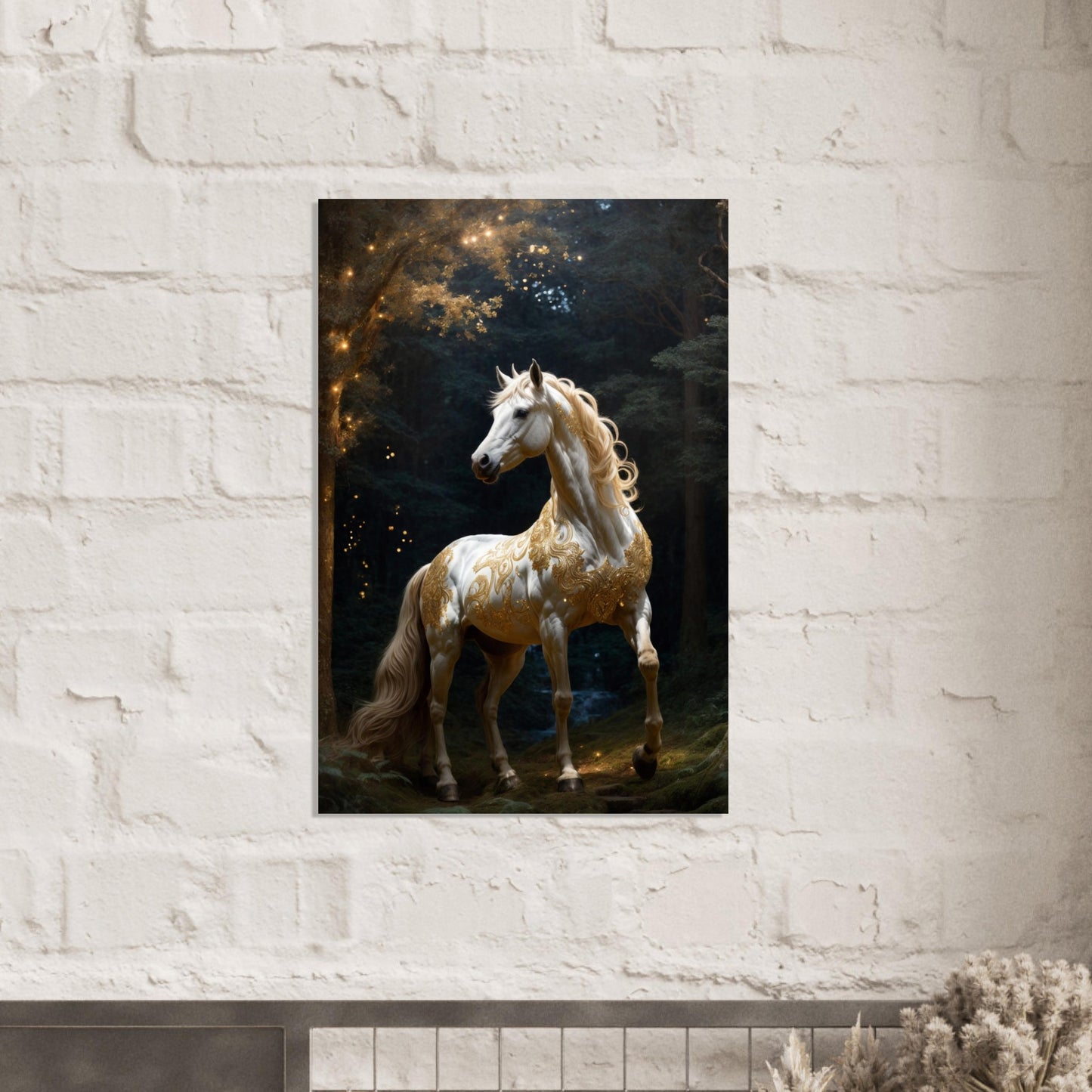 Whimsical Woodland Horse