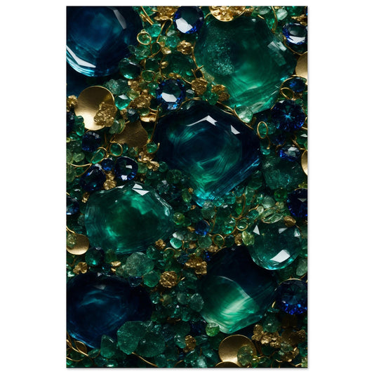 Captivating Artwork Inspired by Gemstone Allure