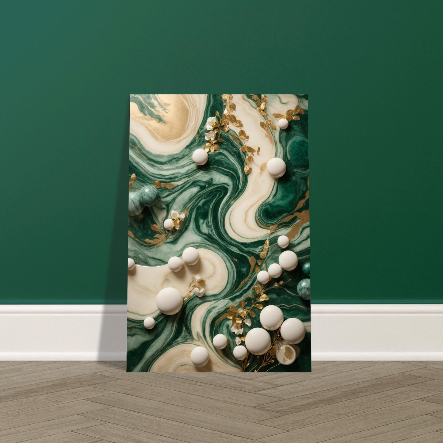 Marble Abstract with Relaxing Hues