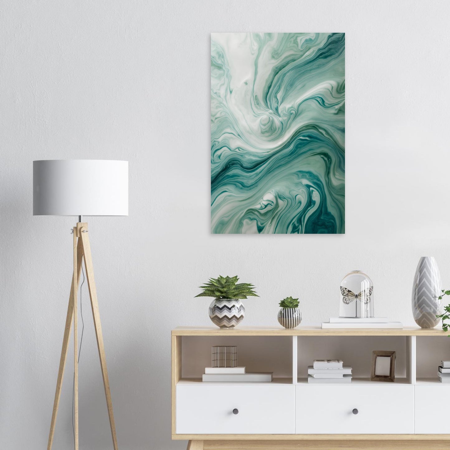 Marble-Inspired Calm and Fluidity