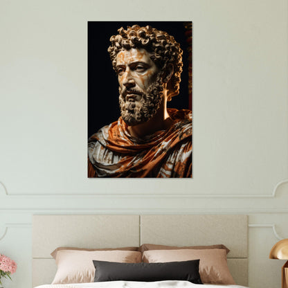 Marcus Aurelius Marble Sculpture