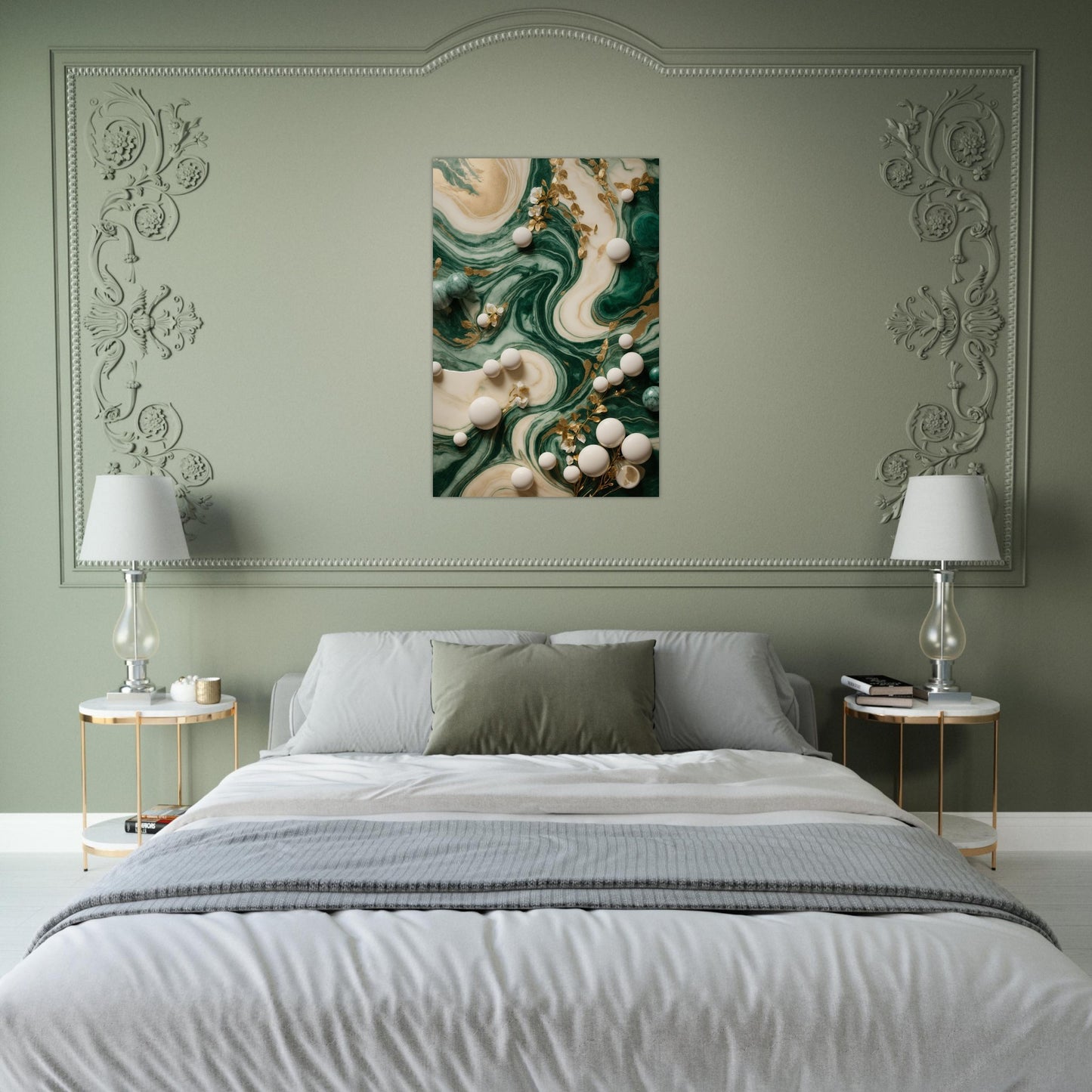 Marble Abstract with Relaxing Hues