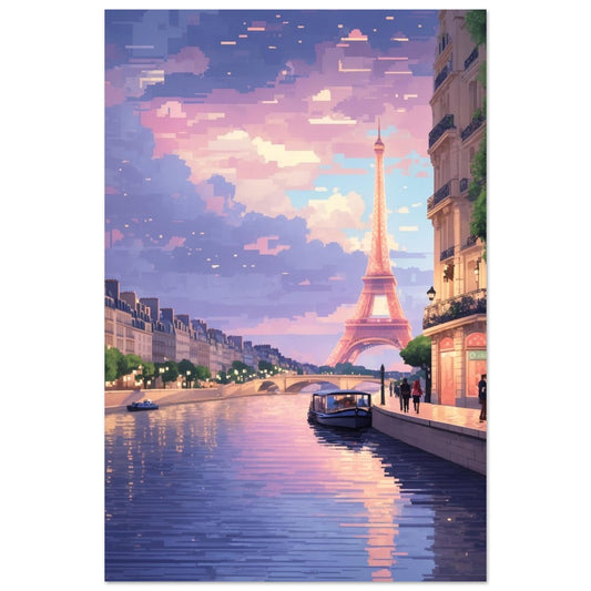 Paris Eiffel Tower River View