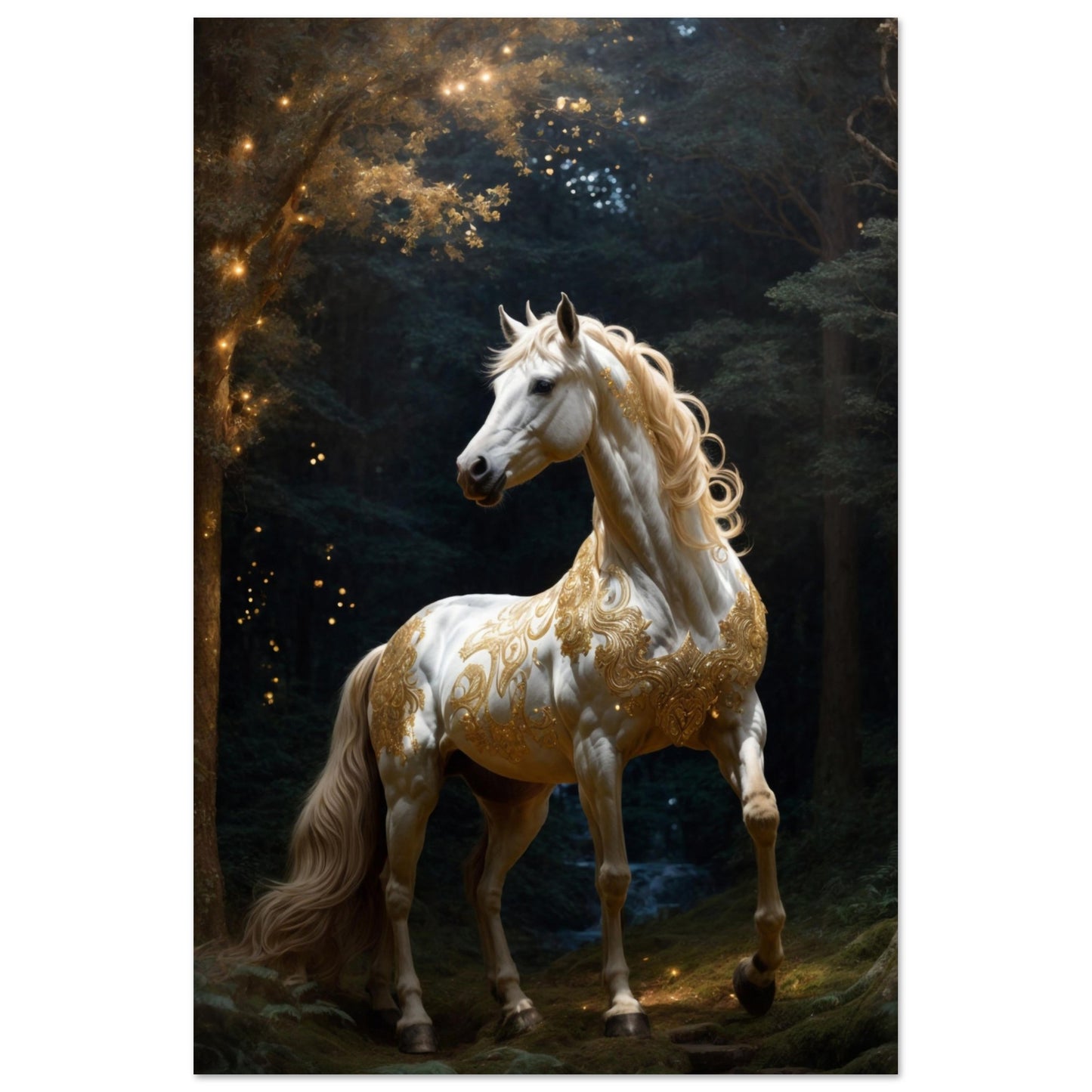 Whimsical Woodland Horse