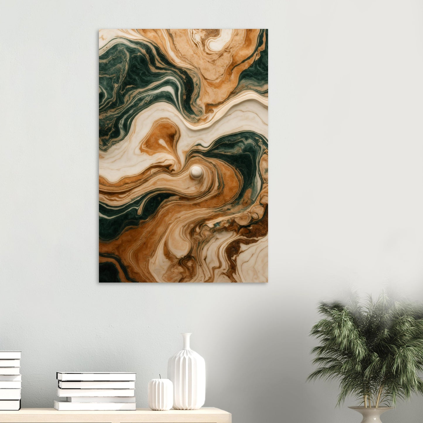 Marble Abstract in Earthy Tones