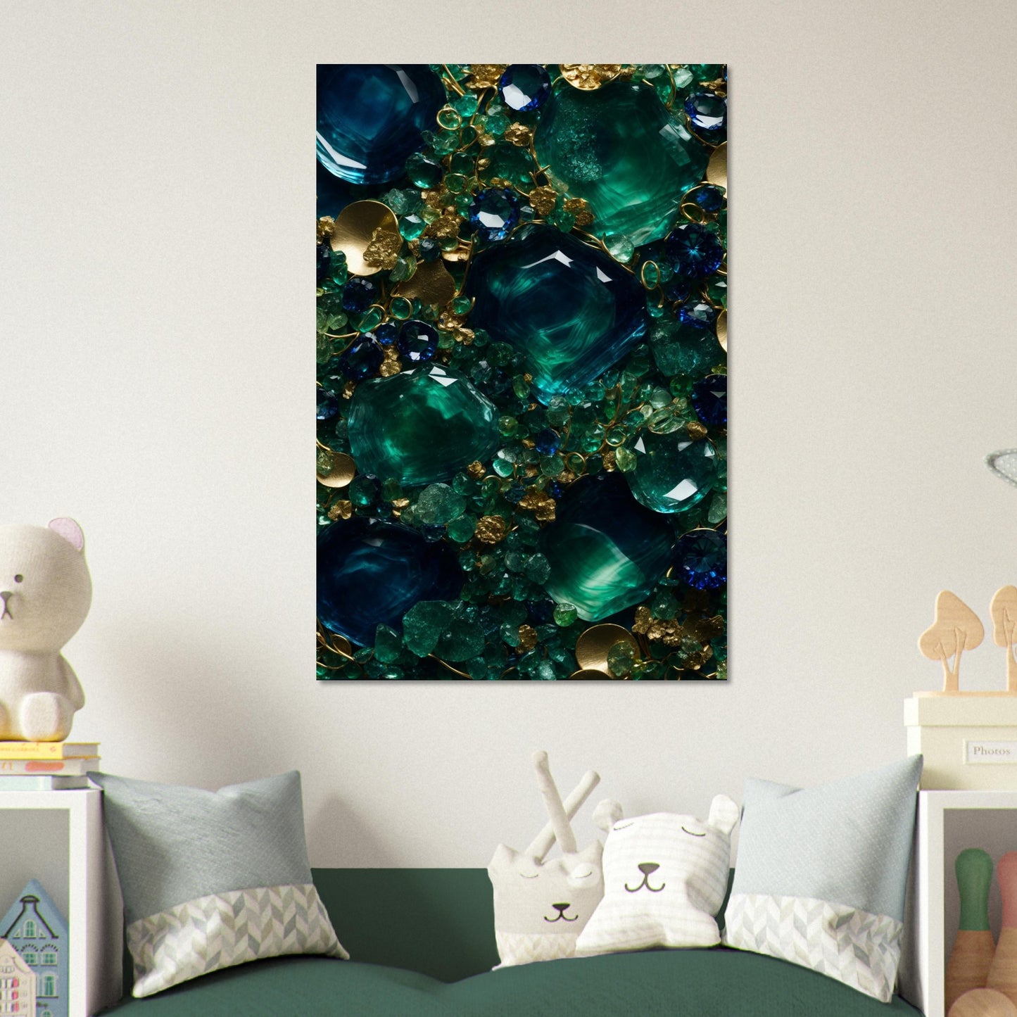 Captivating Artwork Inspired by Gemstone Allure