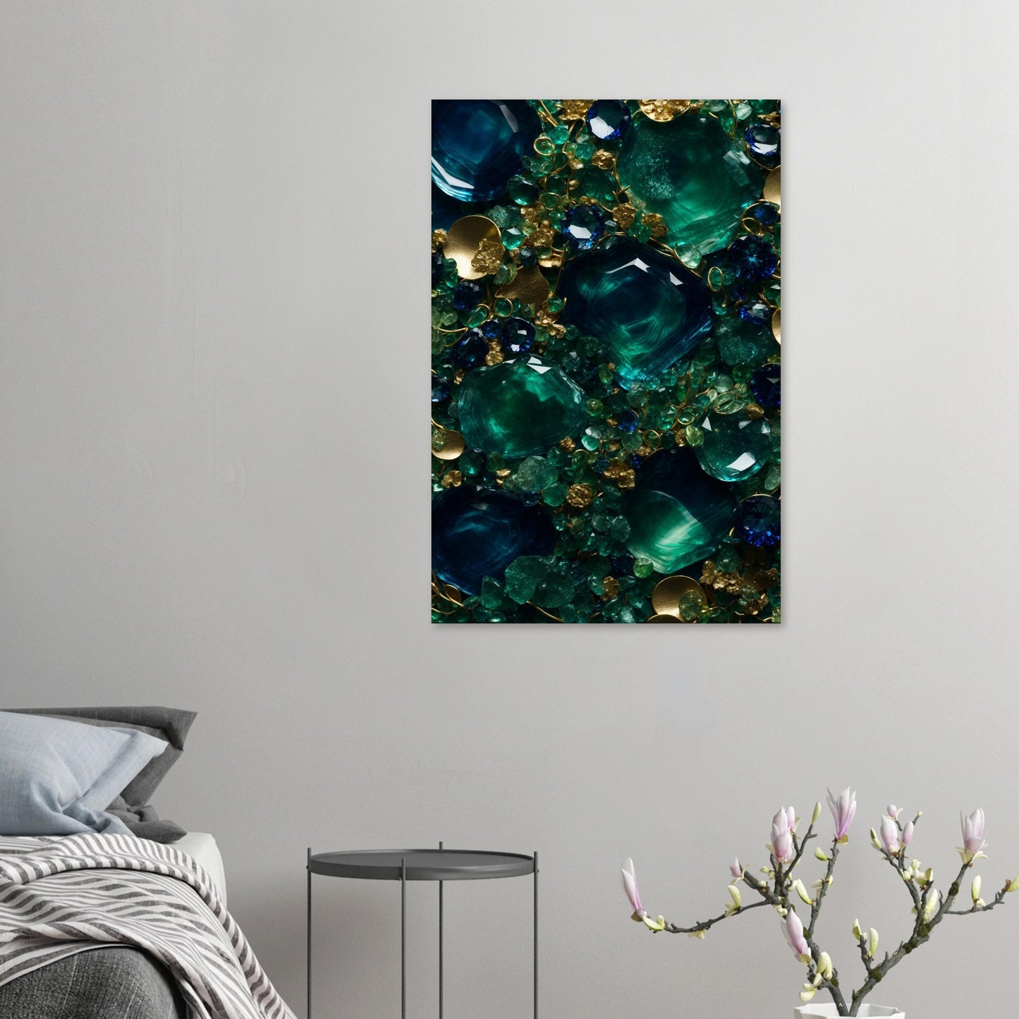 Captivating Artwork Inspired by Gemstone Allure