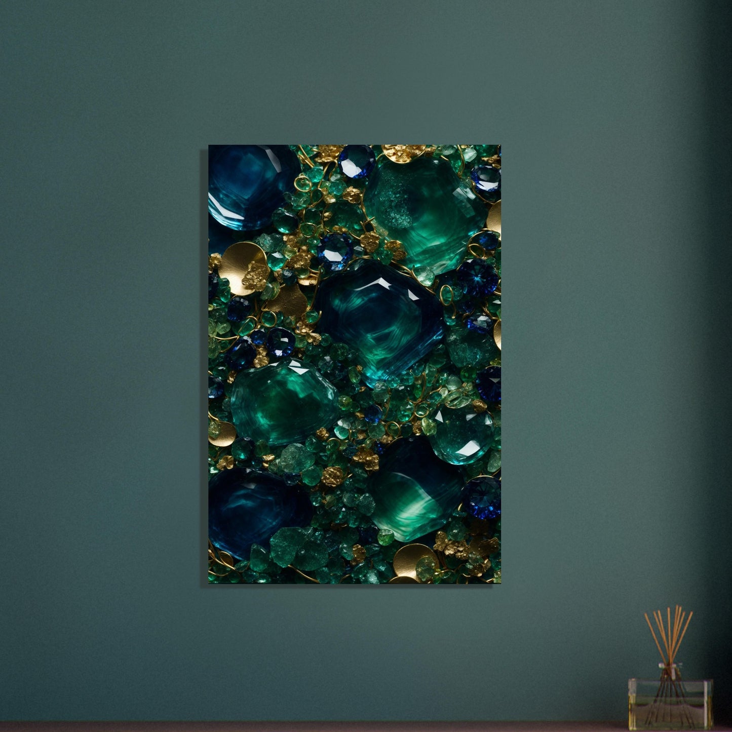 Captivating Artwork Inspired by Gemstone Allure