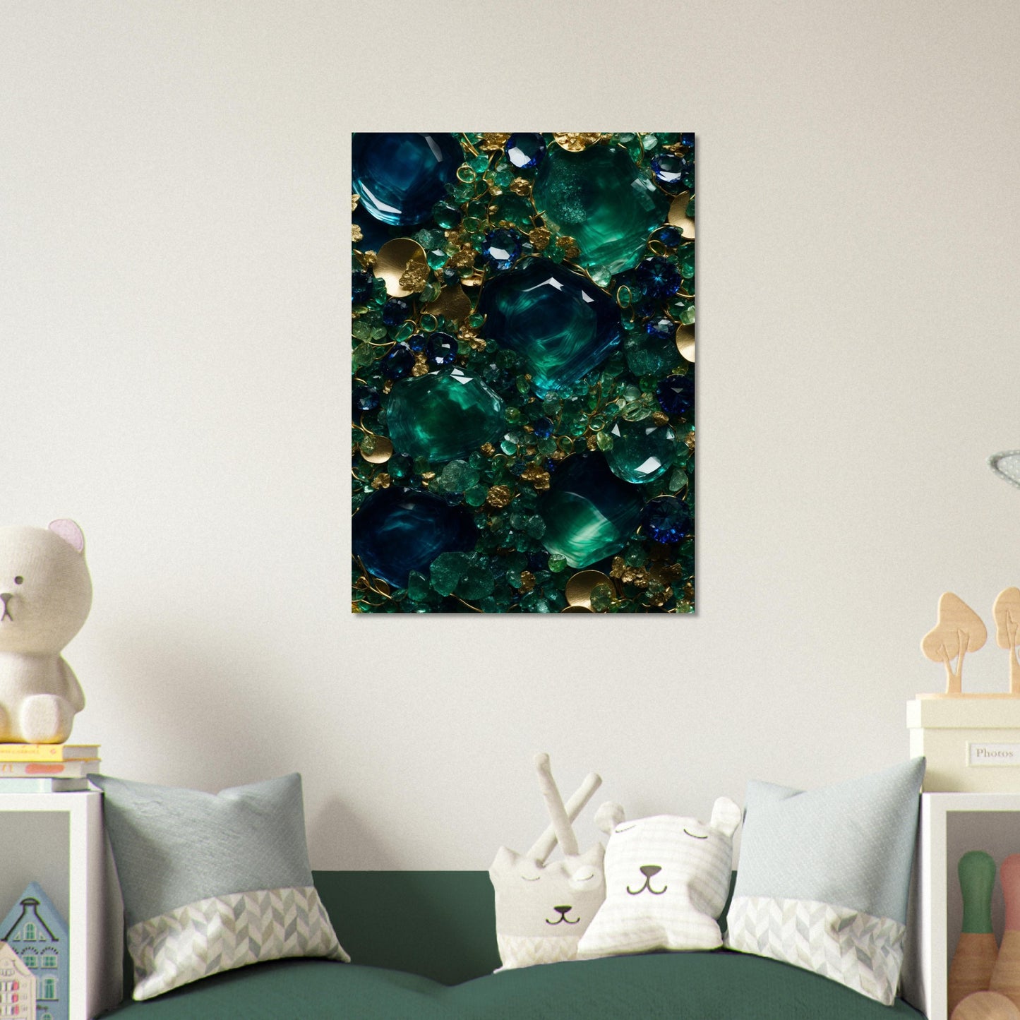 Captivating Artwork Inspired by Gemstone Allure