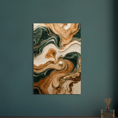 Marble Abstract in Earthy Tones