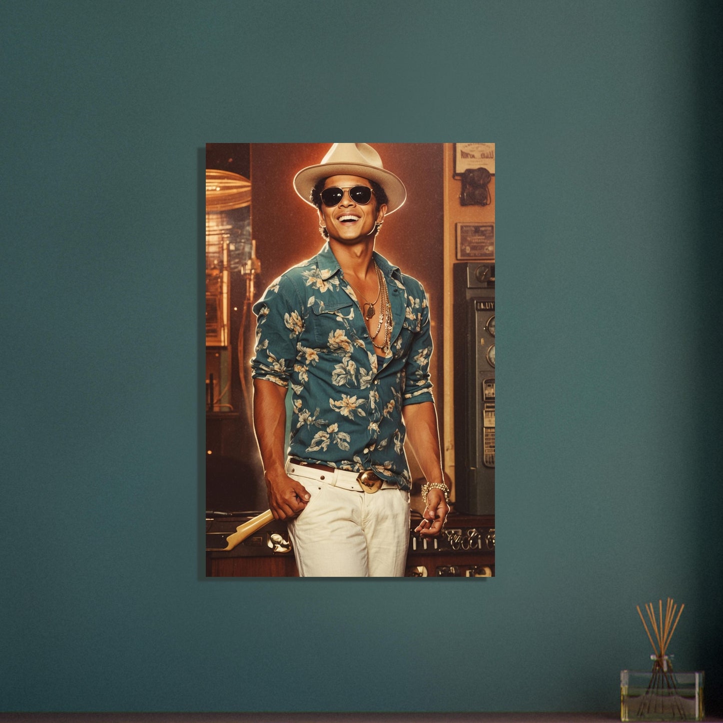 Retro Radiance: Bruno Mars in Timeless Style