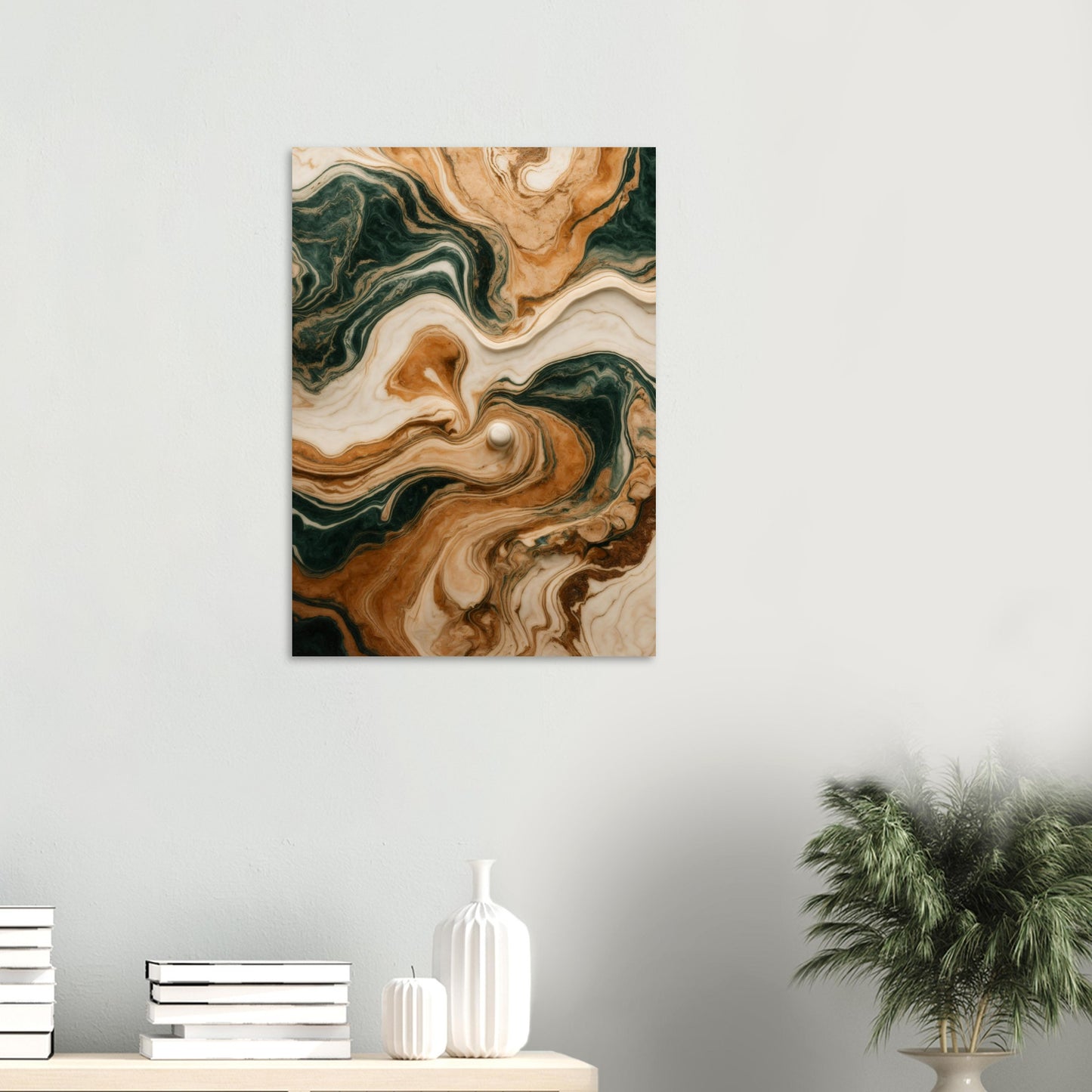 Marble Abstract in Earthy Tones