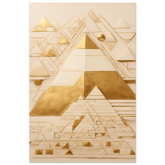 Minimalism Meets Majesty: Giza's Pyramid