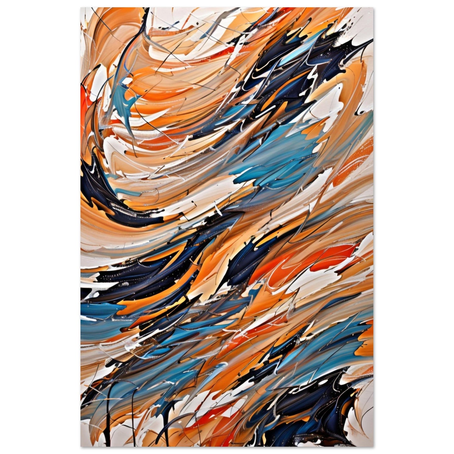 Abstract Brushstrokes