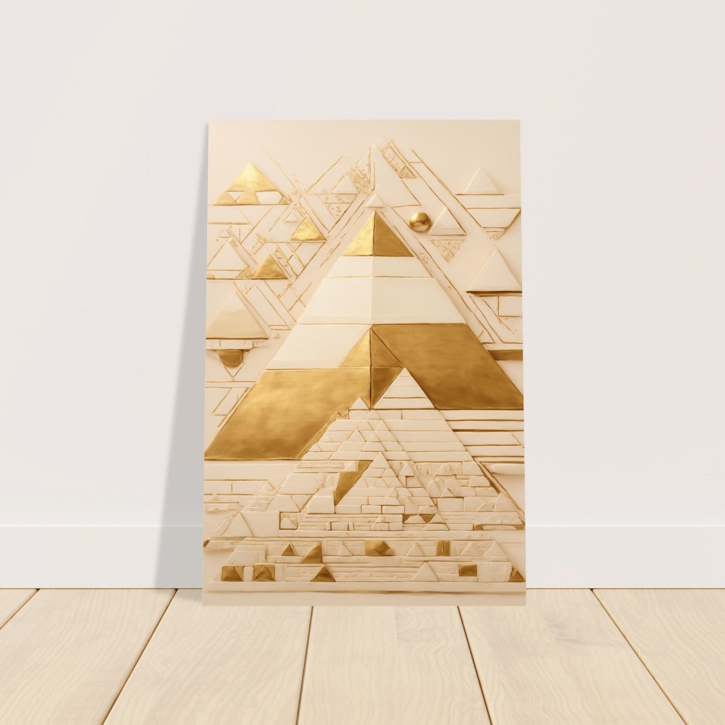 Minimalism Meets Majesty: Giza's Pyramid